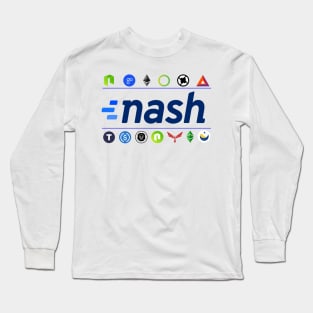 "nash initial coins" Long Sleeve T-Shirt